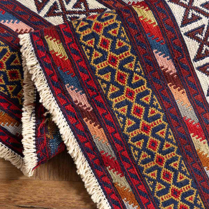 שטיח סומק פרסי 00 צבעוני 195*132 | Persian Sumak