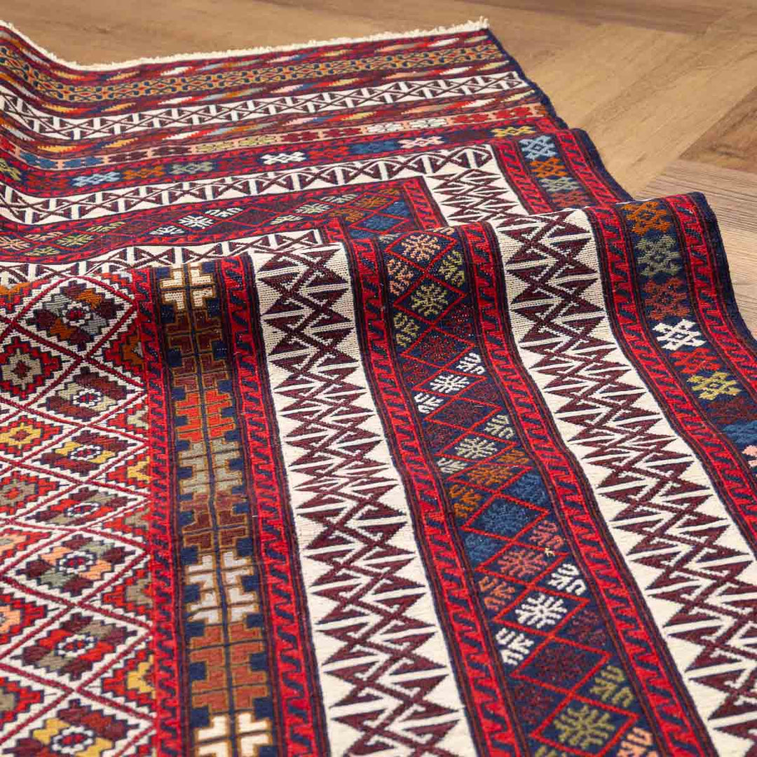 שטיח סומק פרסי 00 צבעוני 195*132 | Persian Sumak