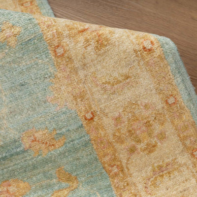 שטיח סופר זיגלר 00 טורקיז מסגרת בז'  Zigler | 80*200