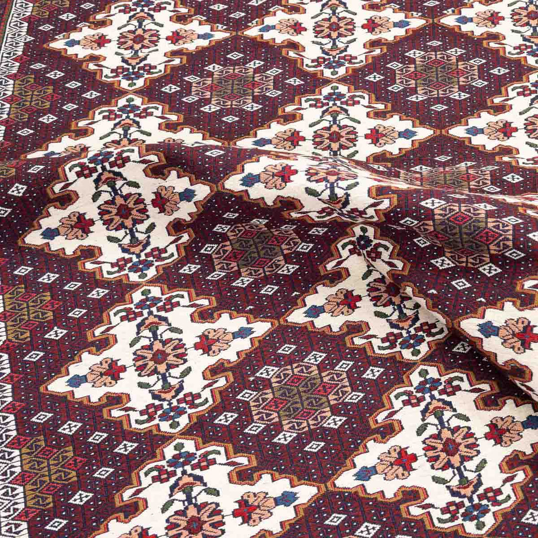 שטיח סומק פרסי 00 צבעוני 201*128 | Persian Sumak