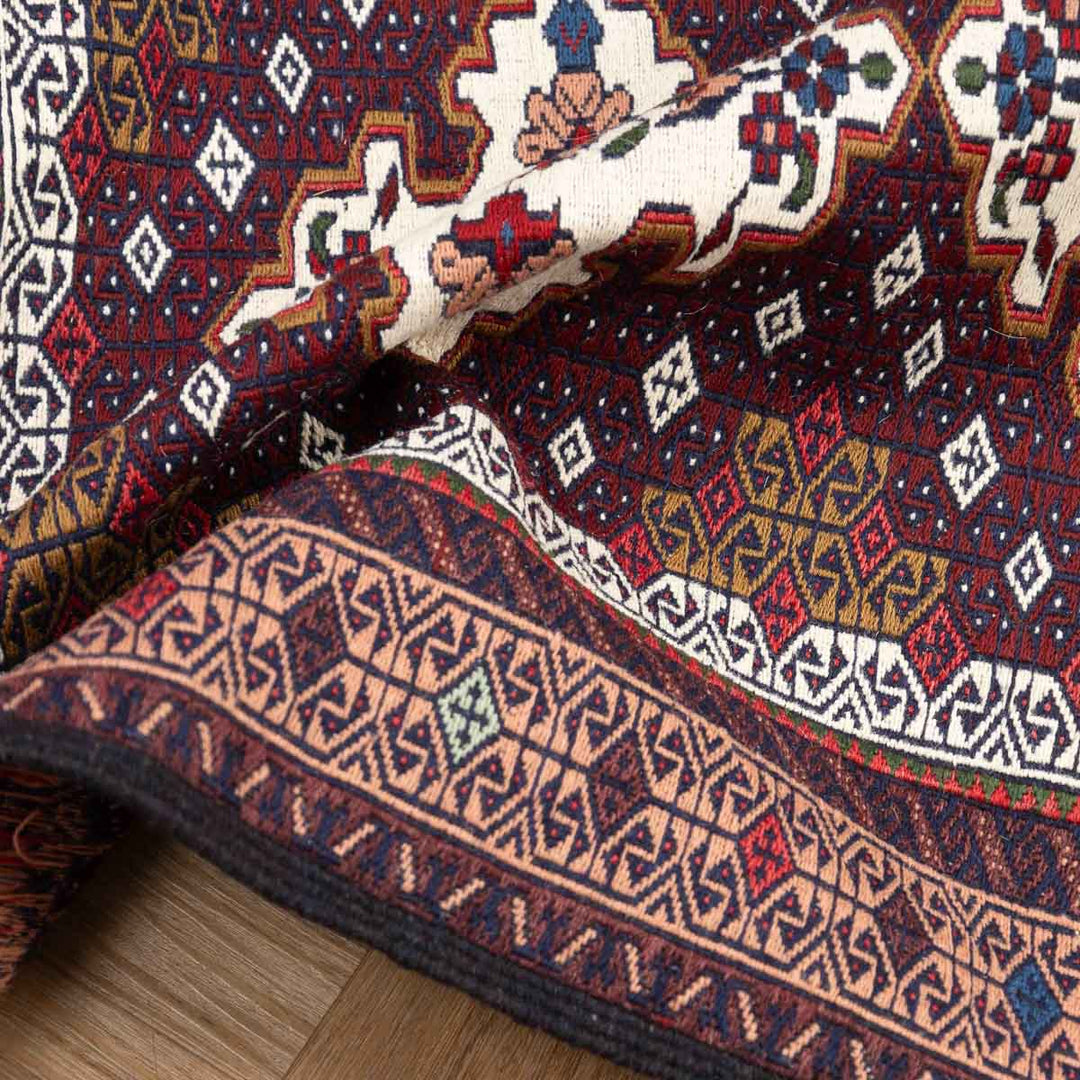 שטיח סומק פרסי 00 צבעוני 201*128 | Persian Sumak