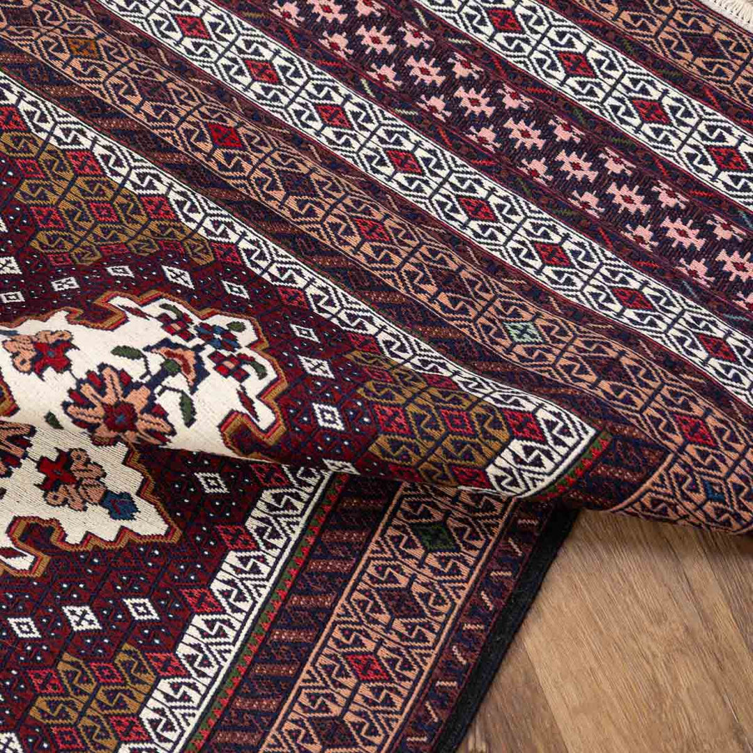 שטיח סומק פרסי 00 צבעוני 201*128 | Persian Sumak