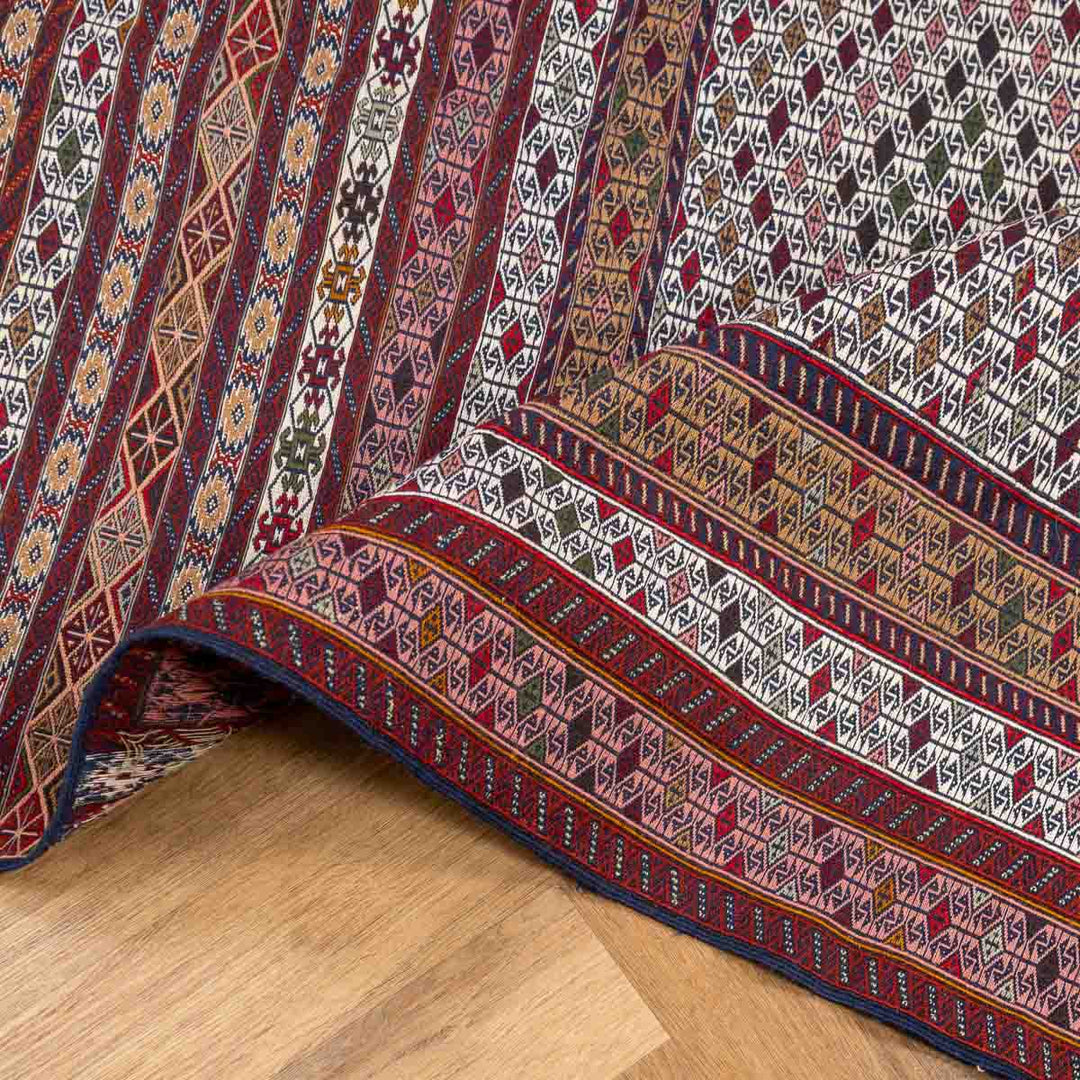 שטיח סומק פרסי 00 צבעוני 185*121 | Persian Sumak