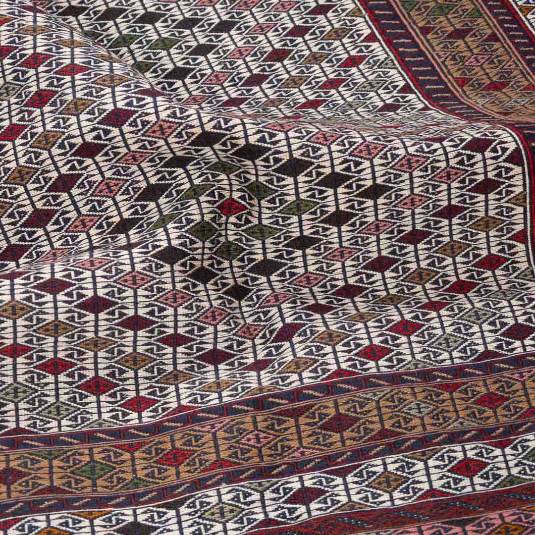 שטיח סומק פרסי 00 צבעוני 185*121 | Persian Sumak