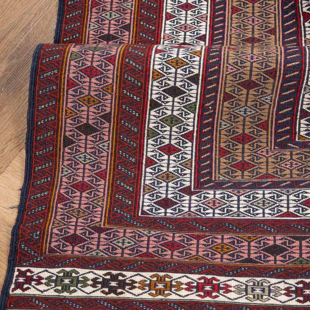 שטיח סומק פרסי 00 צבעוני 185*121 | Persian Sumak