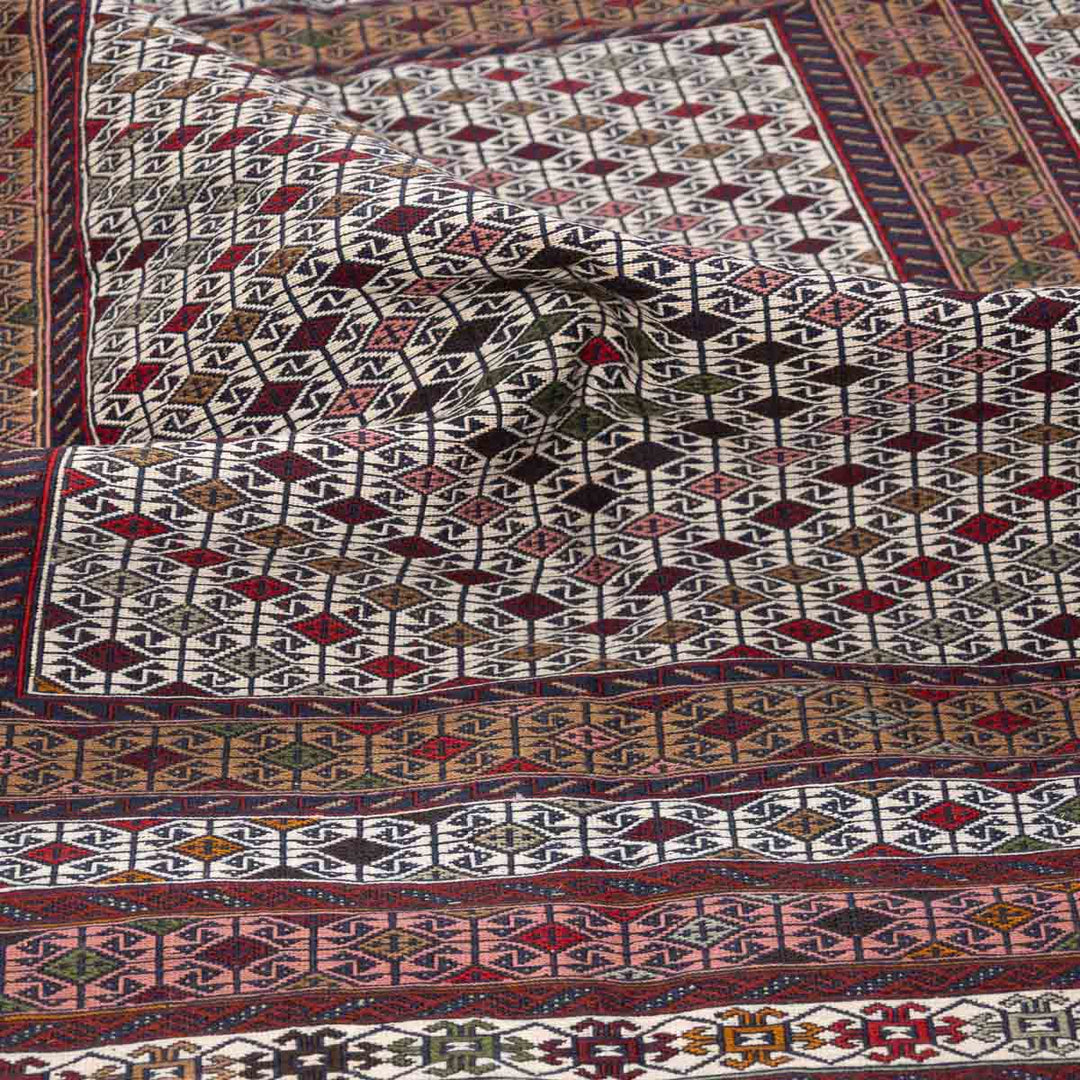 שטיח סומק פרסי 00 צבעוני 185*121 | Persian Sumak