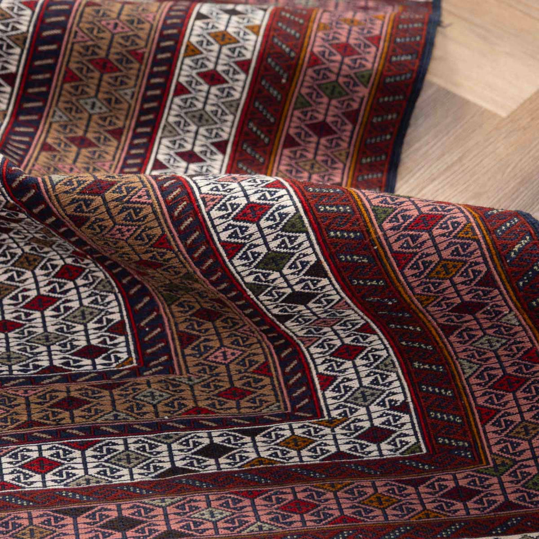 שטיח סומק פרסי 00 צבעוני 185*121 | Persian Sumak