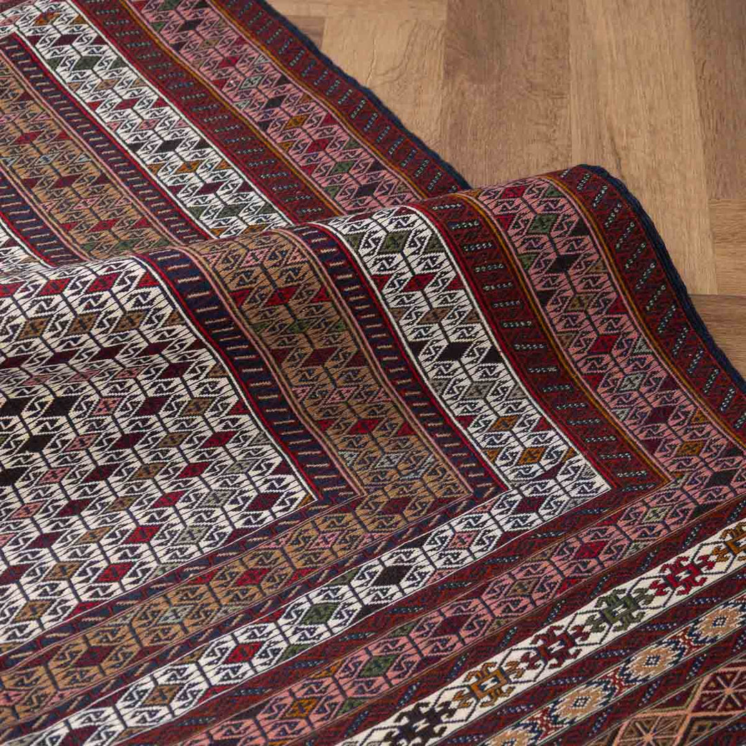 שטיח סומק פרסי 00 צבעוני 185*121 | Persian Sumak