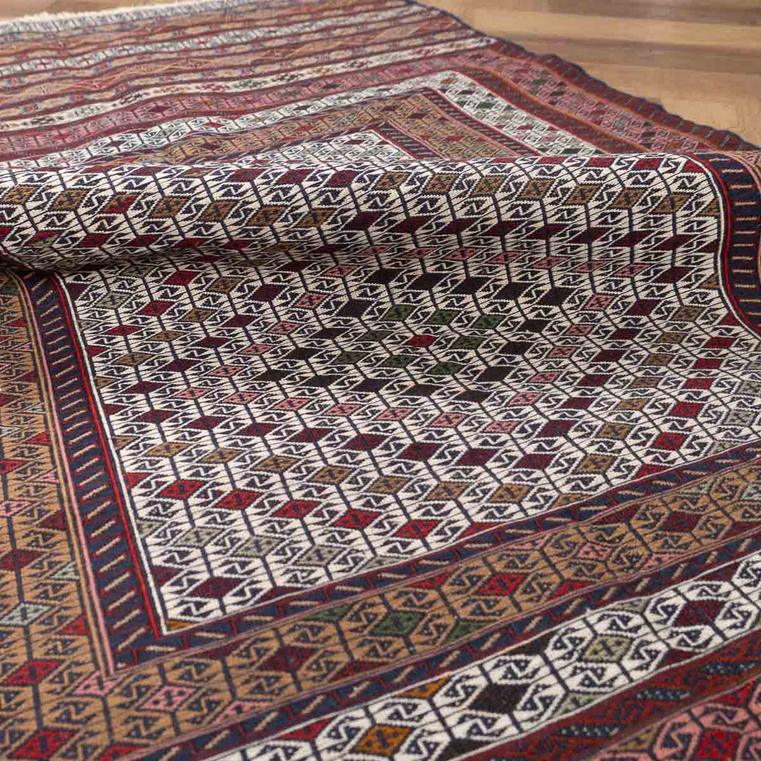 שטיח סומק פרסי 00 צבעוני 185*121 | Persian Sumak