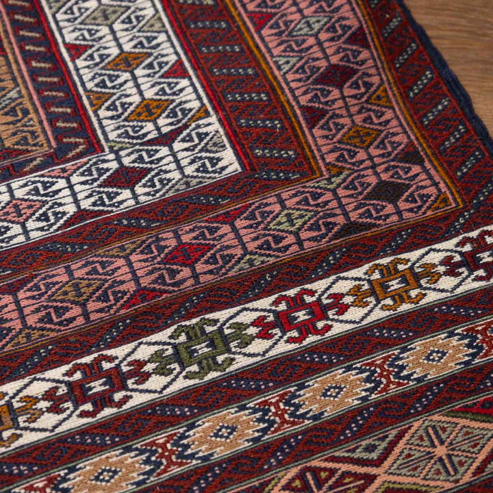 שטיח סומק פרסי 00 צבעוני 185*121 | Persian Sumak