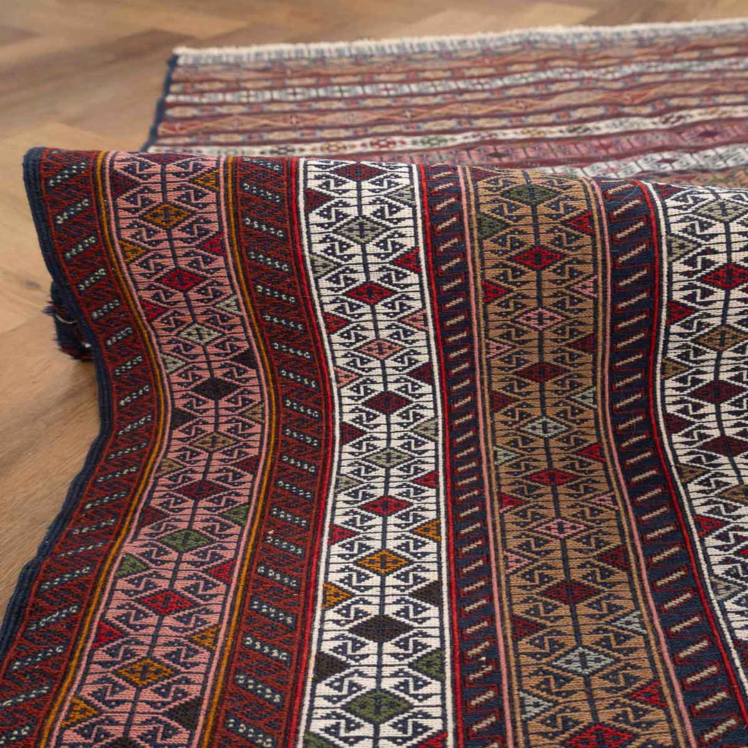 שטיח סומק פרסי 00 צבעוני 185*121 | Persian Sumak