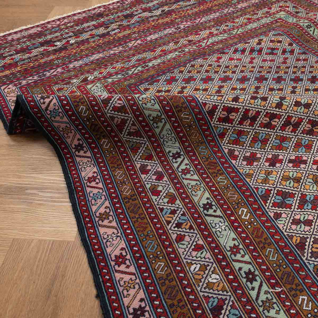 שטיח סומק פרסי 00 צבעוני 190*123 | Persian Sumak