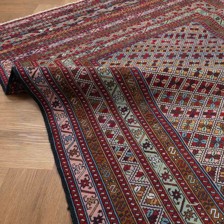 שטיח סומק פרסי 00 צבעוני 190*123 | Persian Sumak