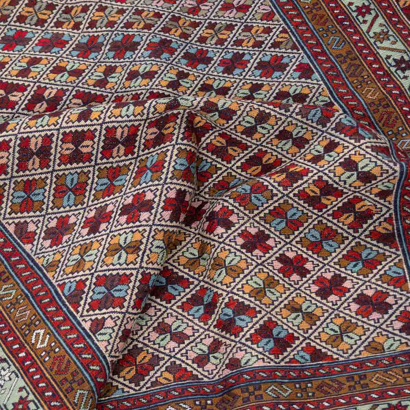 שטיח סומק פרסי 00 צבעוני 190*123 | Persian Sumak