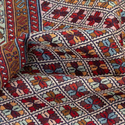 שטיח סומק פרסי 00 צבעוני 190*123 | Persian Sumak