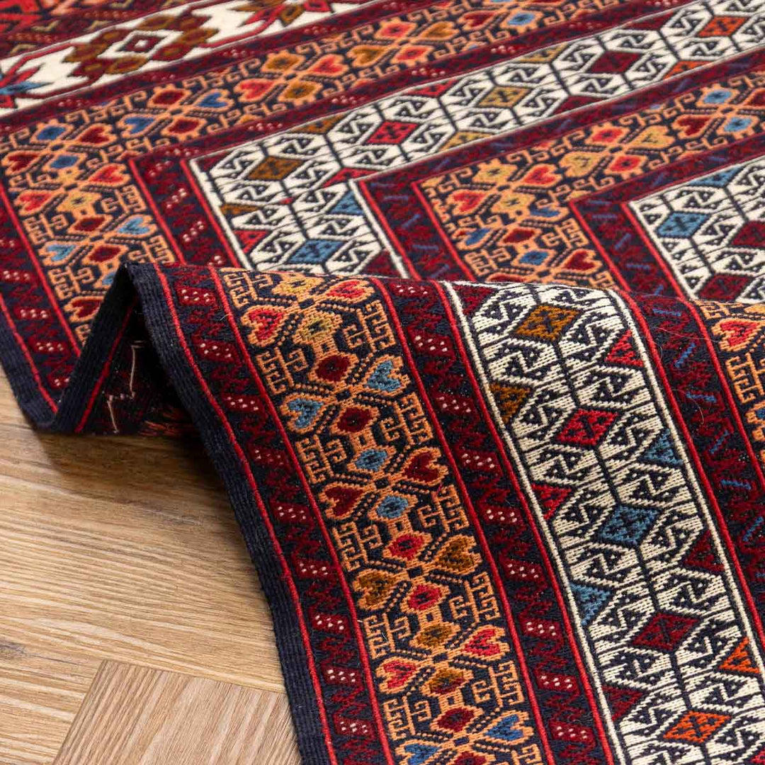 שטיח סומק פרסי 00 צבעוני 174*126 | Persian Sumak