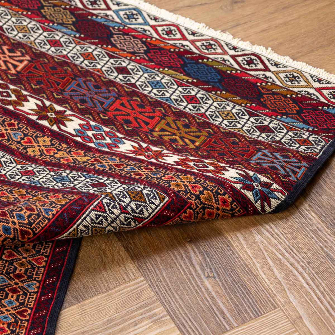 שטיח סומק פרסי 00 צבעוני 174*126 | Persian Sumak