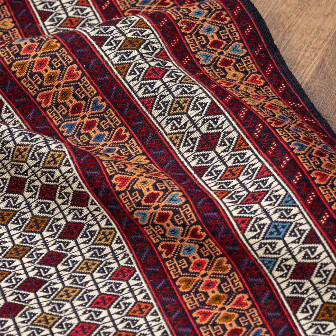 שטיח סומק פרסי 00 צבעוני 174*126 | Persian Sumak