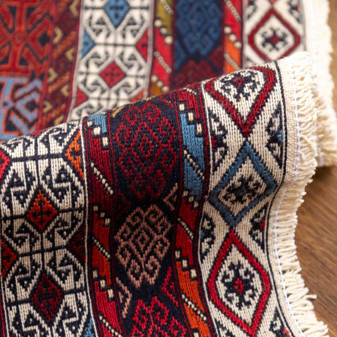 שטיח סומק פרסי 00 צבעוני 174*126 | Persian Sumak