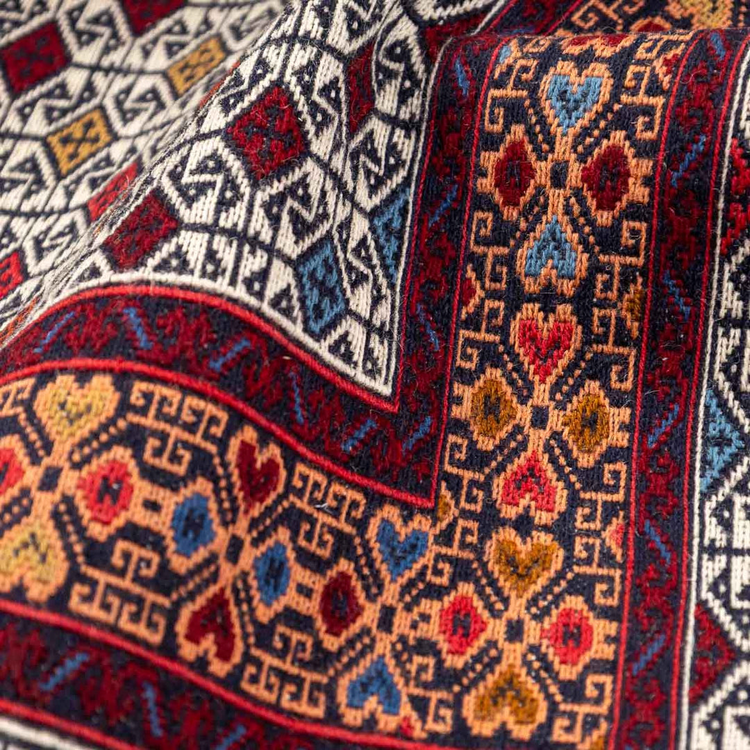 שטיח סומק פרסי 00 צבעוני 174*126 | Persian Sumak