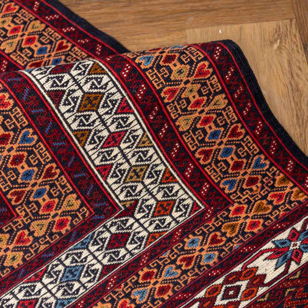 שטיח סומק פרסי 00 צבעוני 174*126 | Persian Sumak