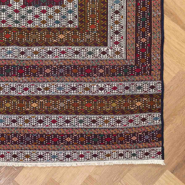 שטיח סומק פרסי 00 צבעוני 197*122 | Persian Sumak