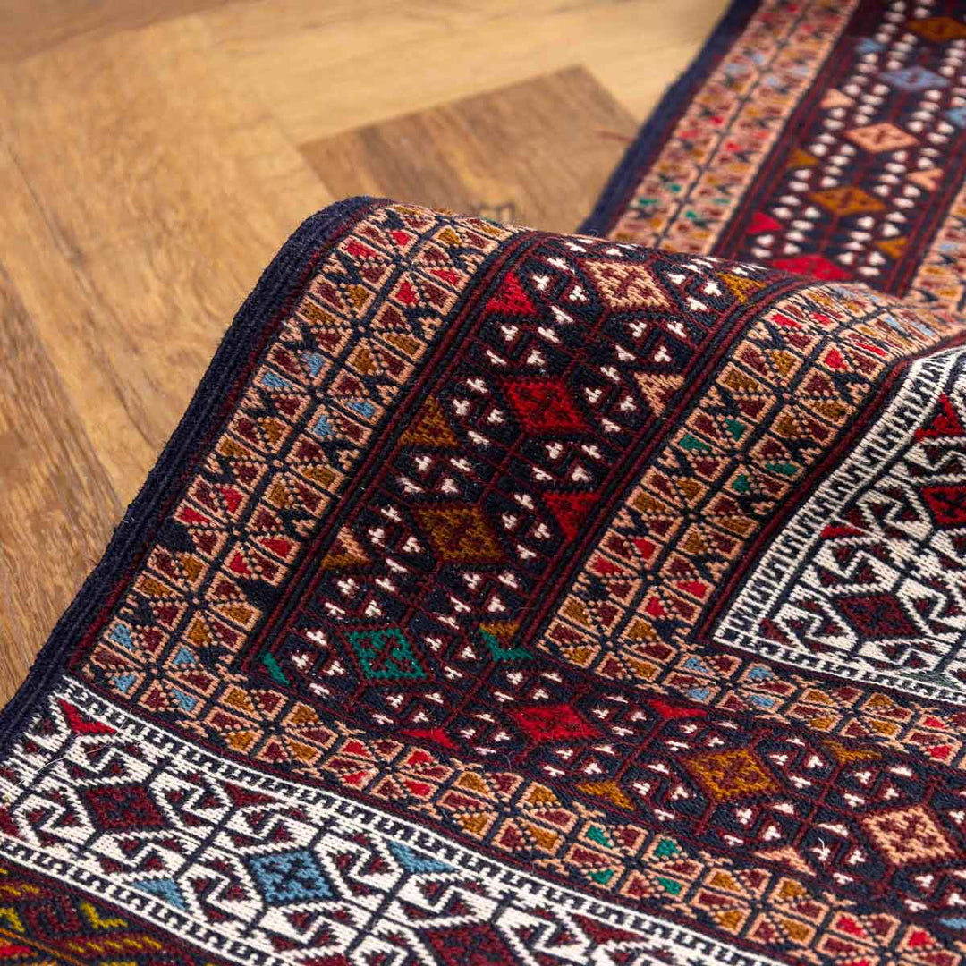 שטיח סומק פרסי 00 צבעוני 197*122 | Persian Sumak