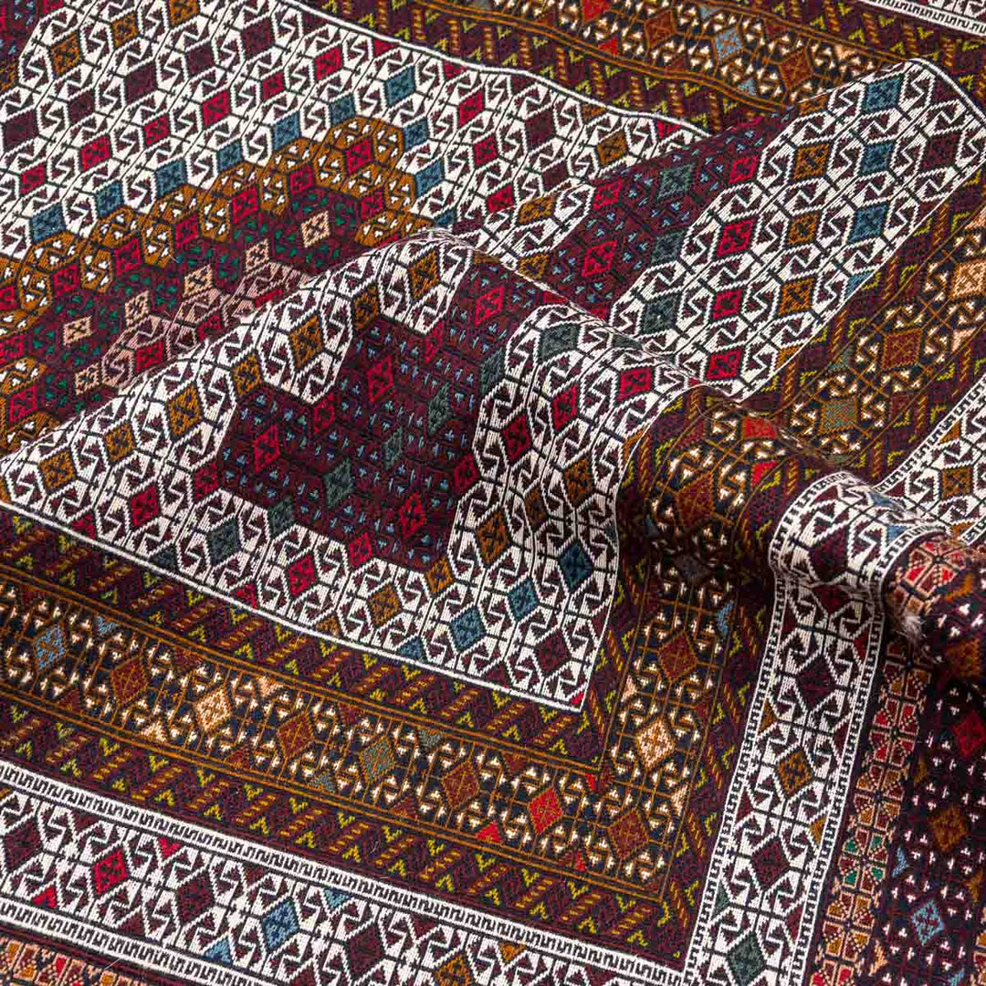 שטיח סומק פרסי 00 צבעוני 197*122 | Persian Sumak