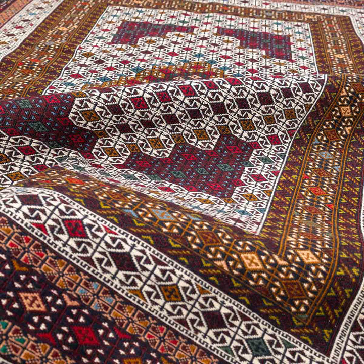 שטיח סומק פרסי 00 צבעוני 197*122 | Persian Sumak