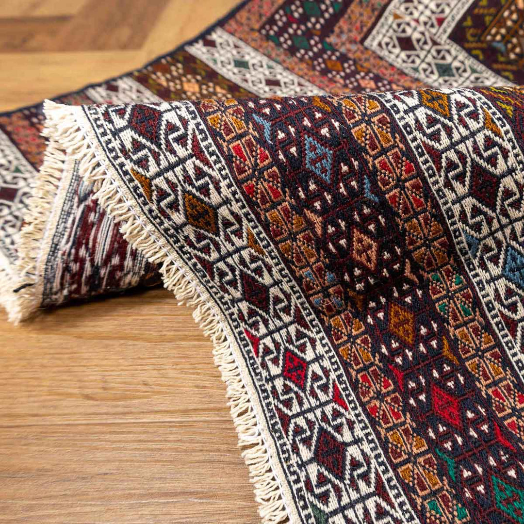 שטיח סומק פרסי 00 צבעוני 197*122 | Persian Sumak