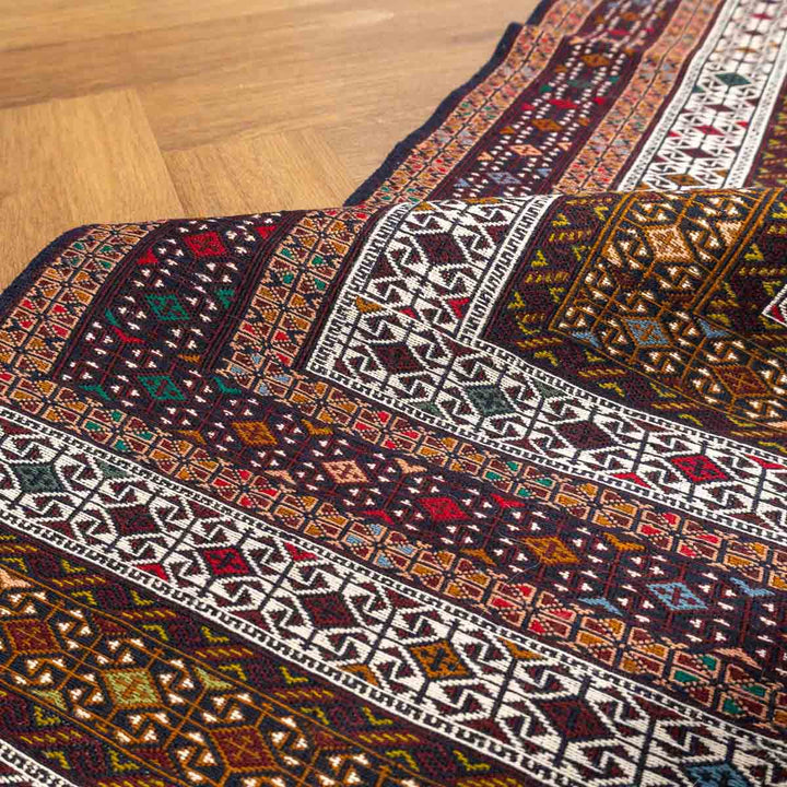 שטיח סומק פרסי 00 צבעוני 197*122 | Persian Sumak