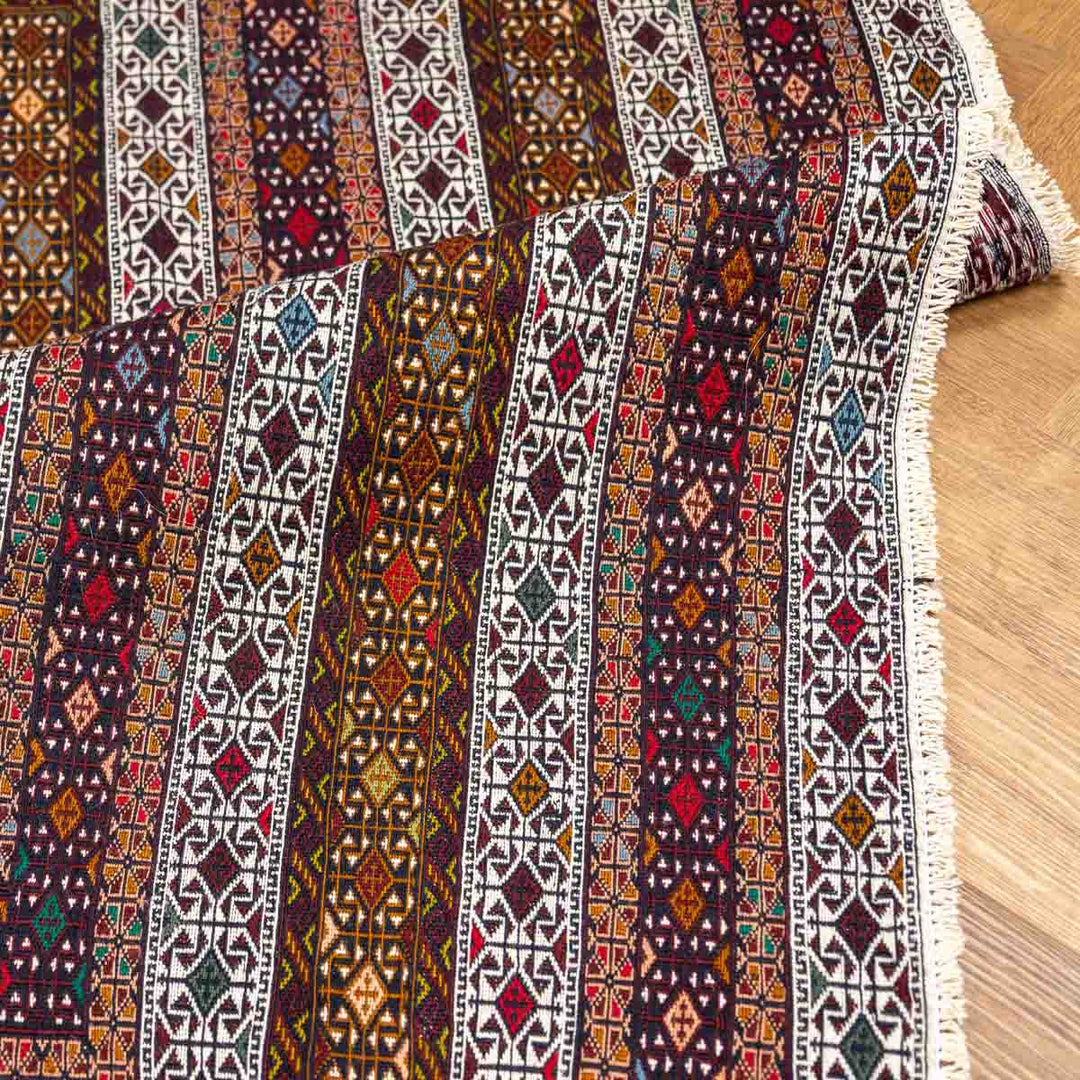 שטיח סומק פרסי 00 צבעוני 197*122 | Persian Sumak