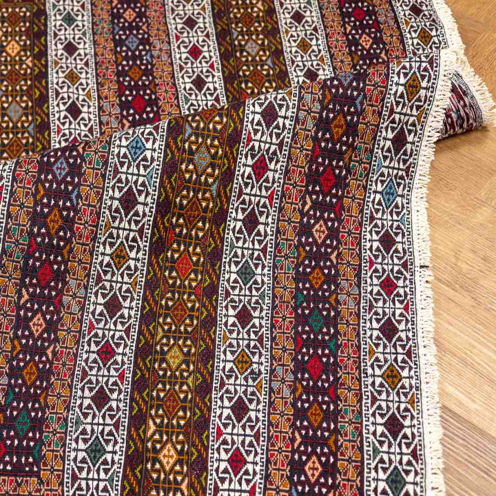 שטיח סומק פרסי 00 צבעוני 197*122 | Persian Sumak