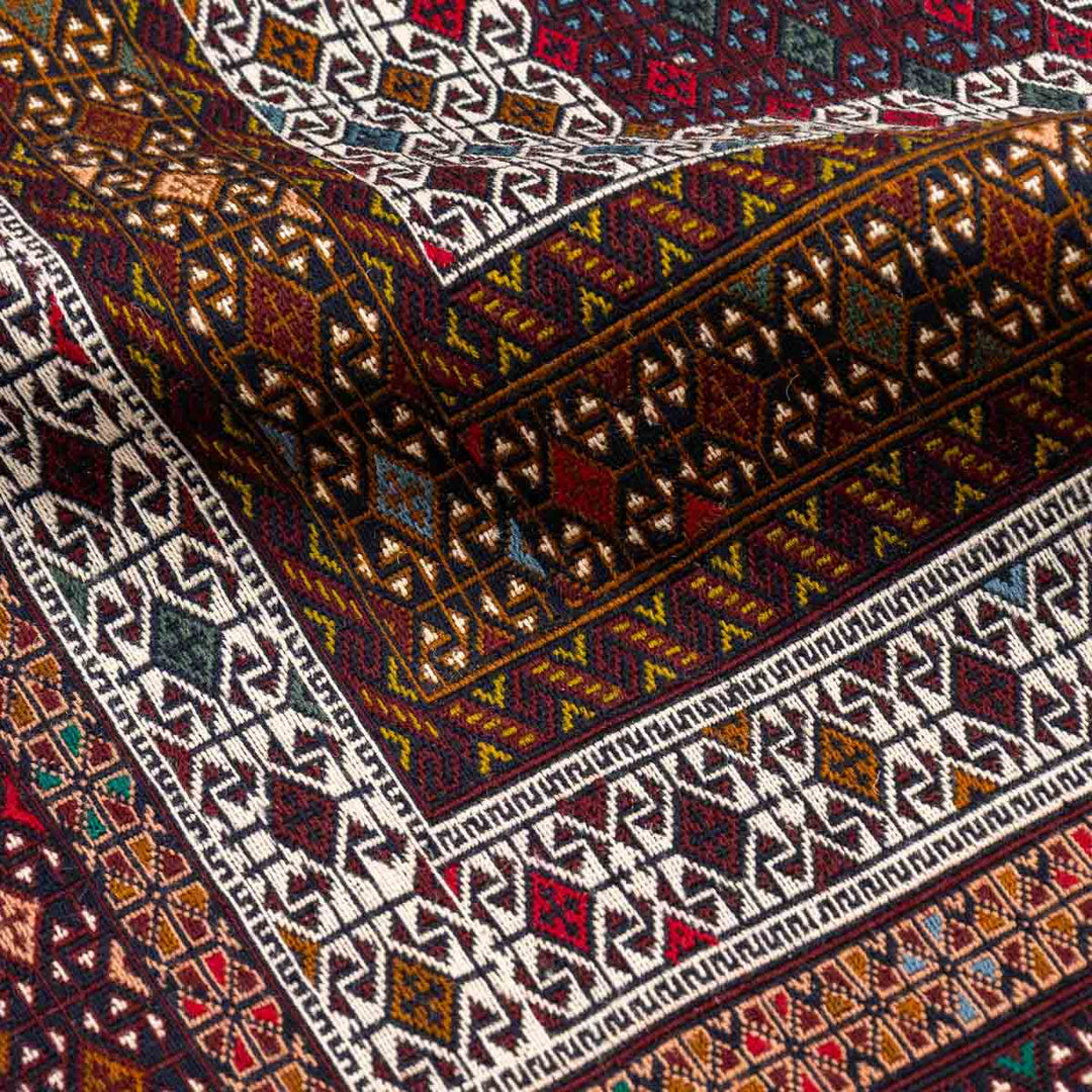 שטיח סומק פרסי 00 צבעוני 197*122 | Persian Sumak