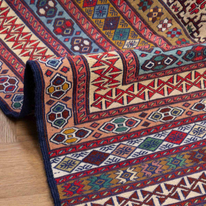 שטיח סומק פרסי 00 צבעוני 184*130 | Persian Sumak