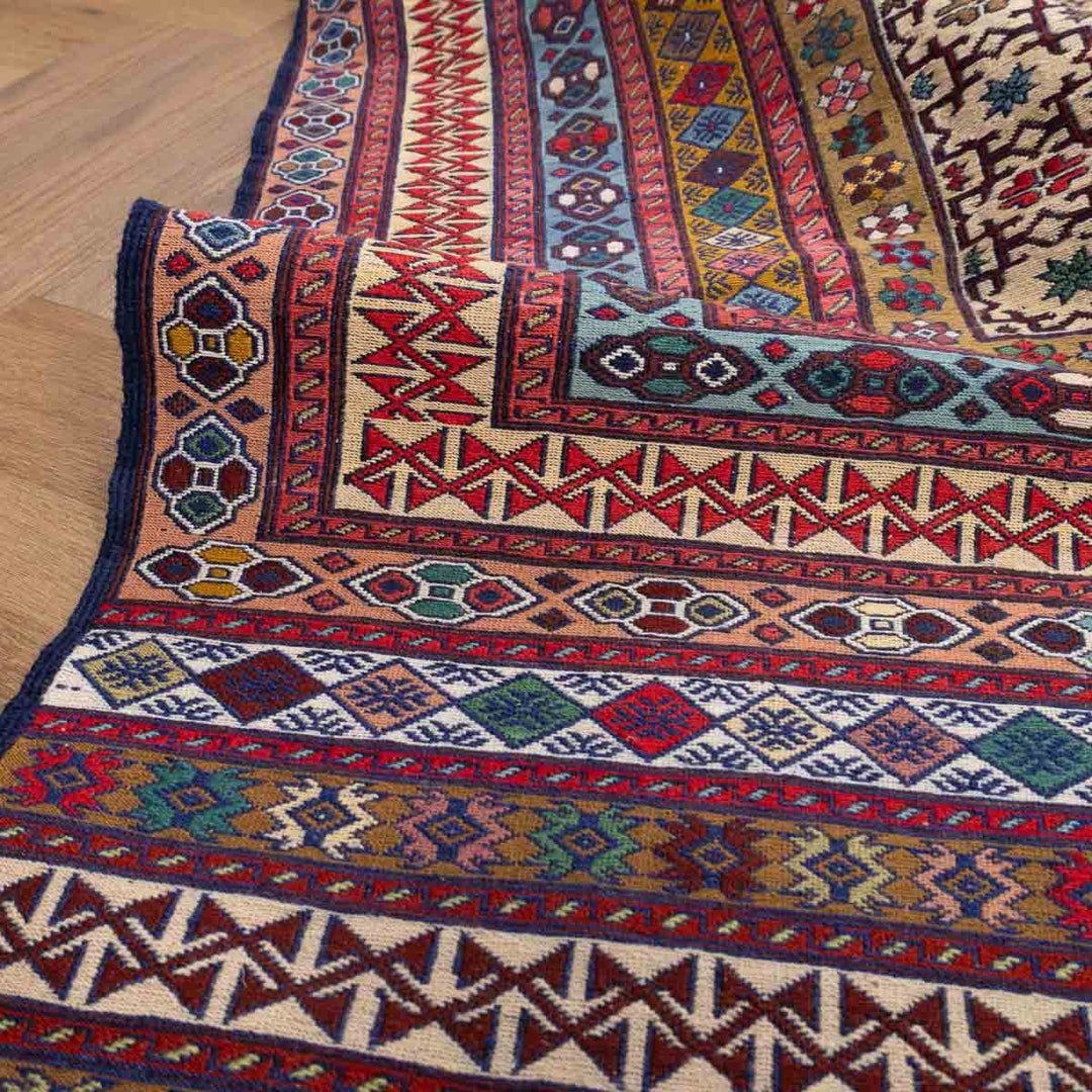 שטיח סומק פרסי 00 צבעוני 184*130 | Persian Sumak