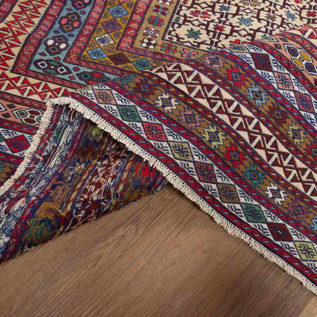 שטיח סומק פרסי 00 צבעוני 184*130 | Persian Sumak