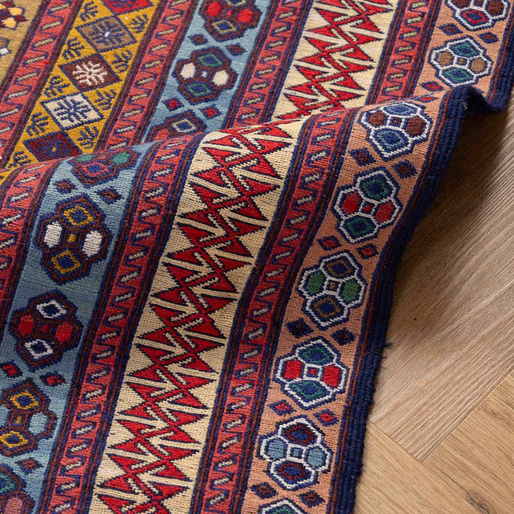 שטיח סומק פרסי 00 צבעוני 184*130 | Persian Sumak