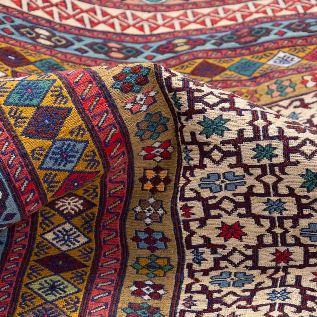 שטיח סומק פרסי 00 צבעוני 184*130 | Persian Sumak