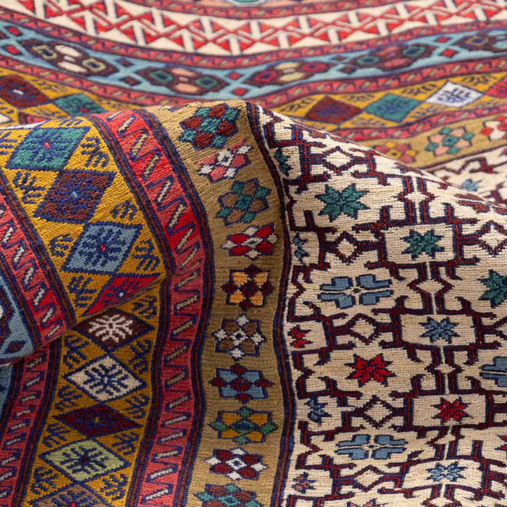 שטיח סומק פרסי 00 צבעוני 184*130 | Persian Sumak