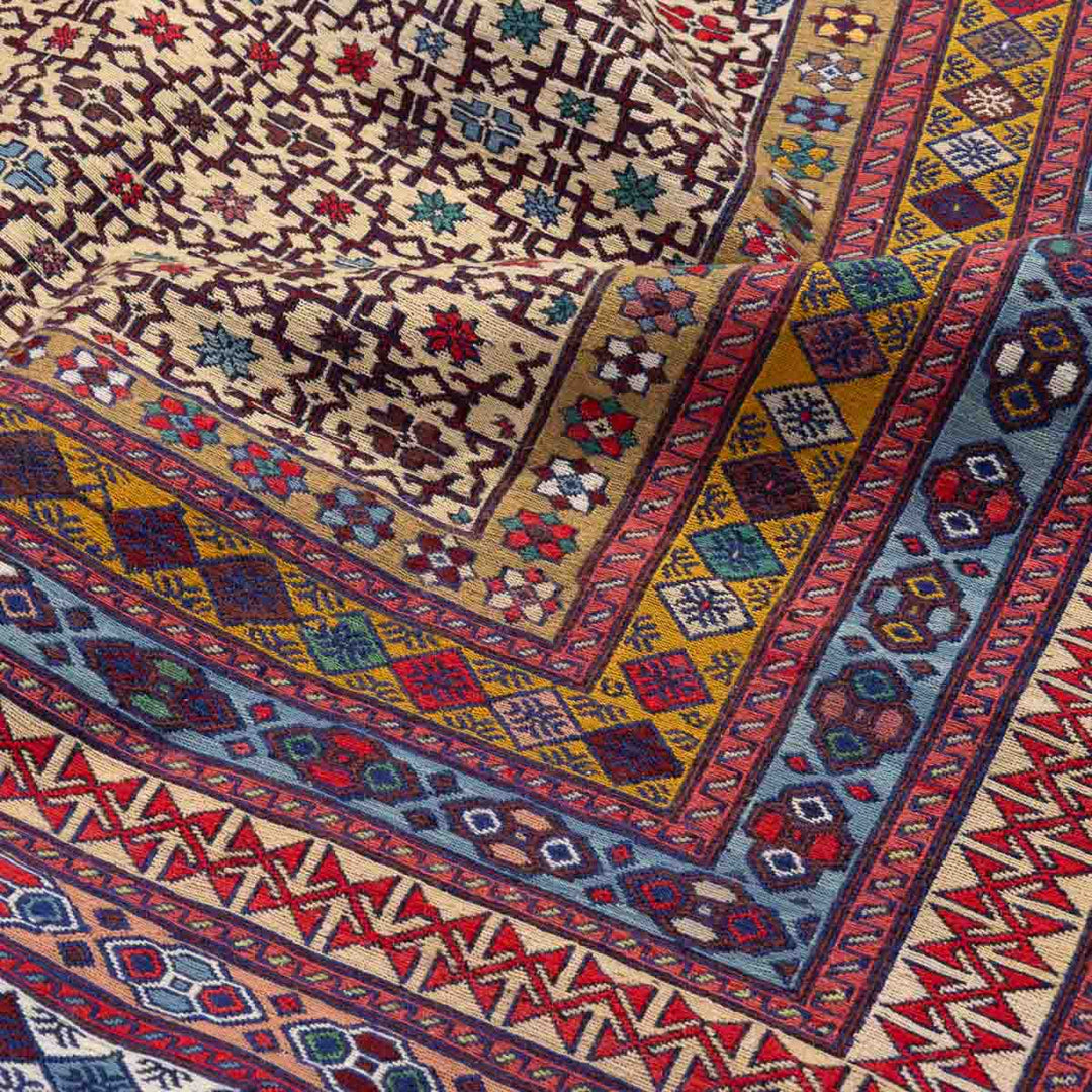 שטיח סומק פרסי 00 צבעוני 184*130 | Persian Sumak