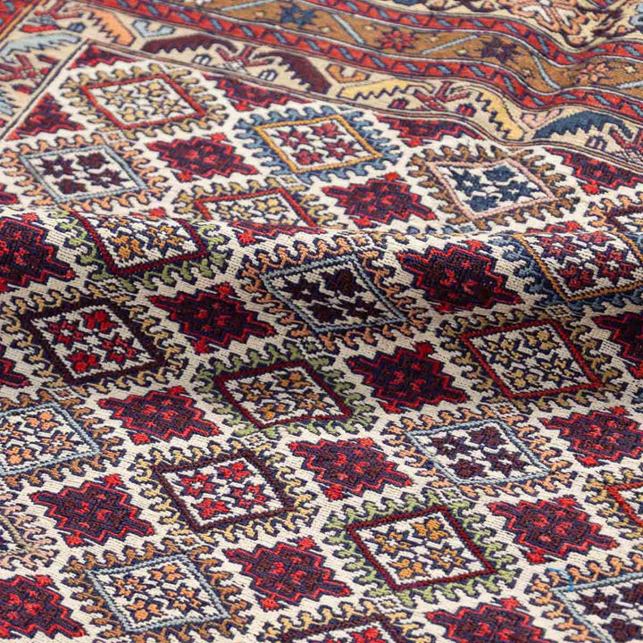 שטיח סומק פרסי 00 צבעוני 202*137 | Persian Sumak