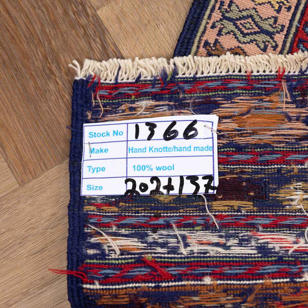 שטיח סומק פרסי 00 צבעוני 202*137 | Persian Sumak