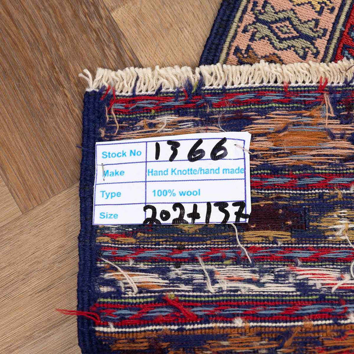 שטיח סומק פרסי 00 צבעוני 202*137 | Persian Sumak