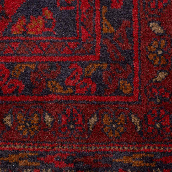 שטיח אפגני חלממדי 00 אדום 296*80