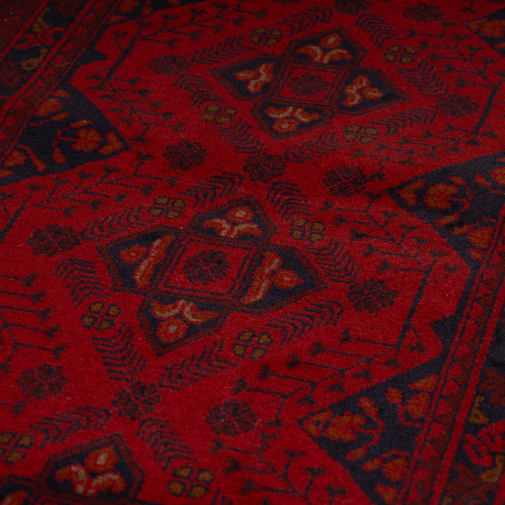 שטיח אפגני חלממדי 00 אדום 296*80