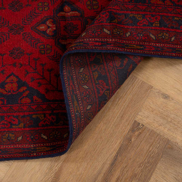 שטיח אפגני חלממדי 00 אדום 296*80