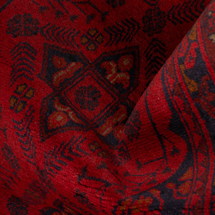 שטיח אפגני חלממדי 00 אדום 296*80