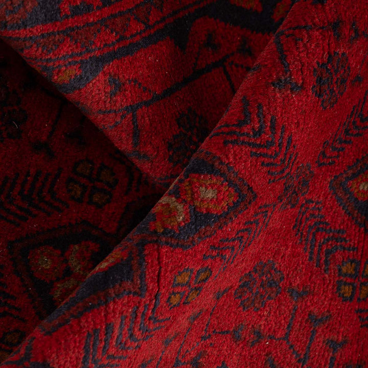 שטיח אפגני חלממדי 00 אדום 296*80