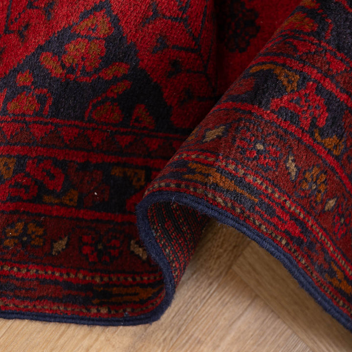 שטיח אפגני חלממדי 00 אדום 296*80